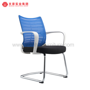 Современный синий стул для конференции офиса сетки обитый стулами стола с белой рамкой